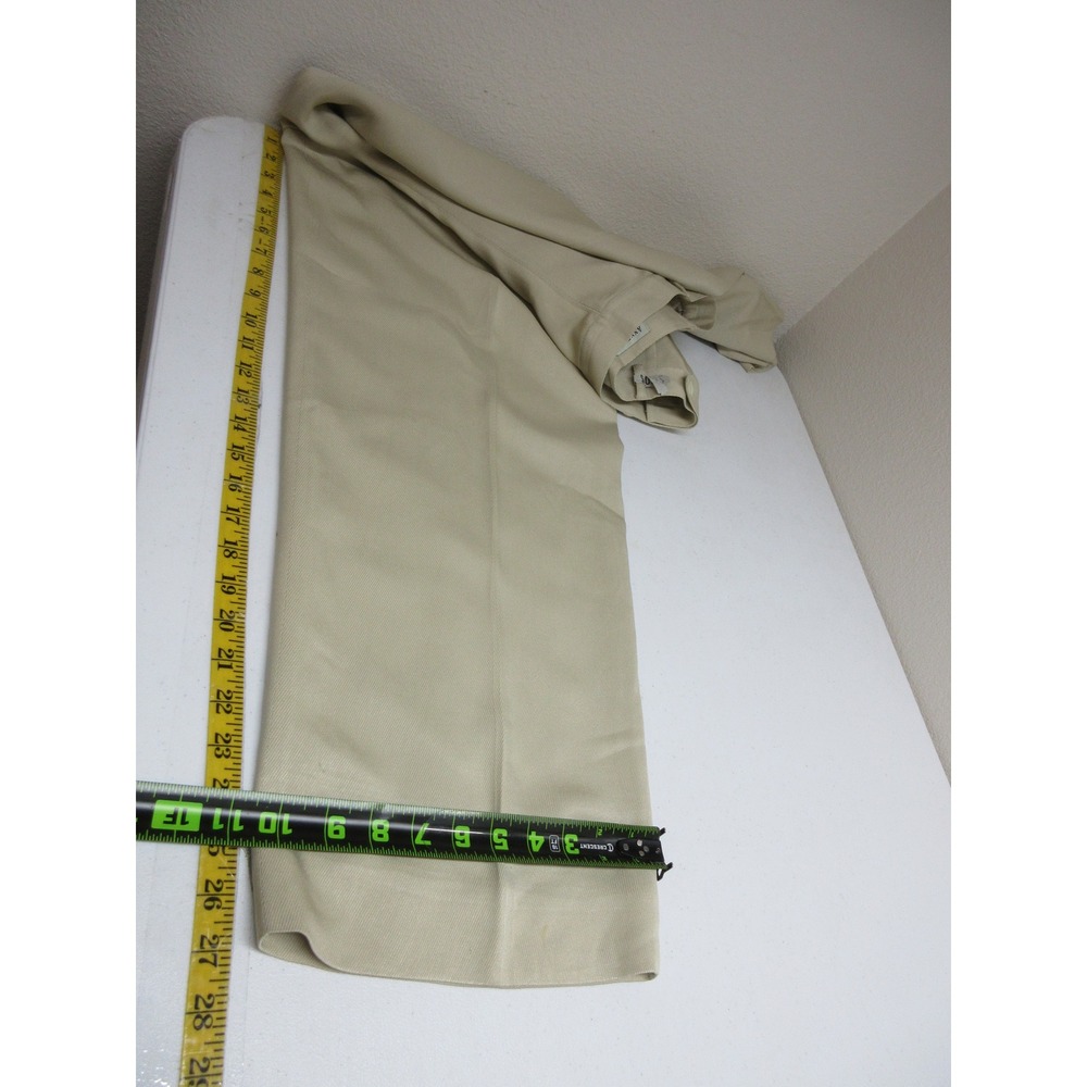 Vintage Ann Taylor Pants Womens Size 10 Silk Pleated Wide Leg Trousers Pockets - Picture 12 of 13